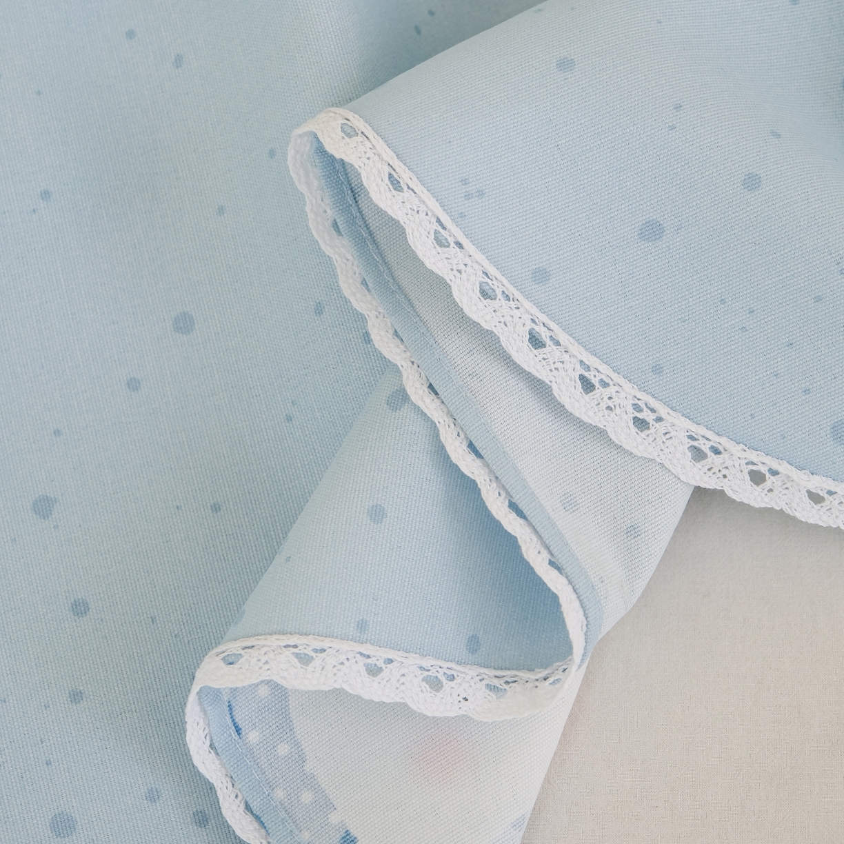 91家纺网 家纺一手货源 找家纺 慕绸家纺（原萌宝老粗布厂家） 2026新款原棉细纱工艺款亲肤柔软老粗布床单凉席席子春夏热门款-直播热卖圆角花边款 奶油大白