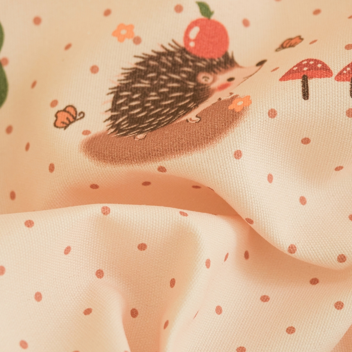 91家纺网 家纺一手货源 找家纺 慕绸家纺（原萌宝老粗布厂家） 2026新款原棉细纱工艺款亲肤柔软老粗布床单凉席席子春夏热门款-直播热卖圆角花边款 秋日森林