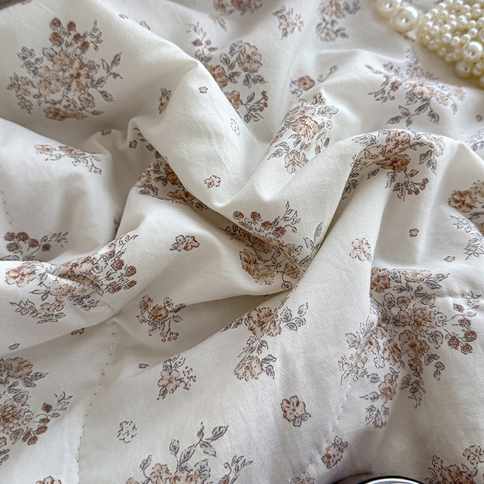 91家纺网 家纺一手货源 找家纺 竹合家纺 2026春夏新款古法水洗仿棉云感棉夏被四件套全棉花边印花夏凉被空调被 瑾夏