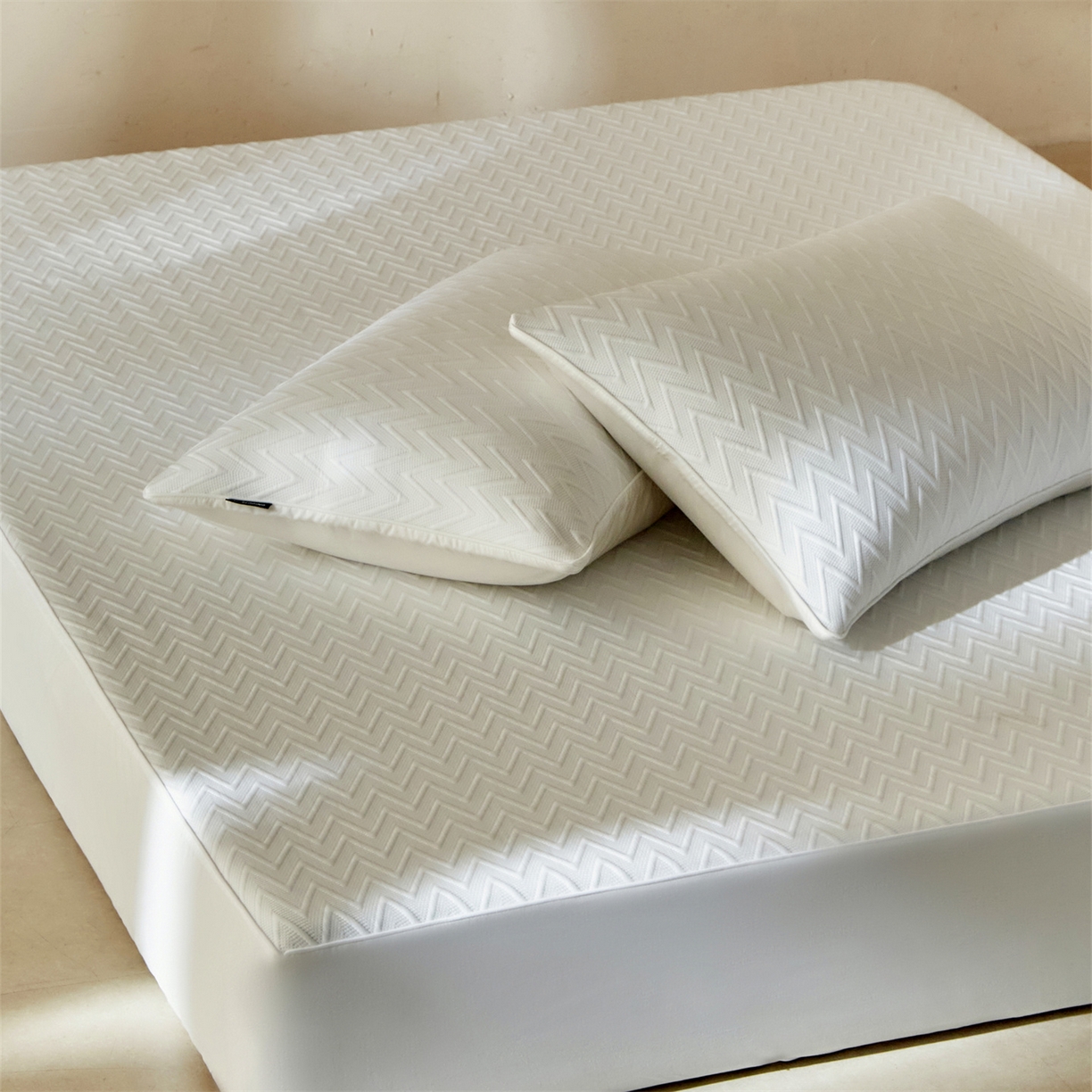 91家纺网 家纺一手货源 找家纺 【出口韩国】傲蕾AL BEDDING高分子冰丝软凉席床笠款冰丝席PE可机洗乙纶凉席久睡不升温韩国凉席