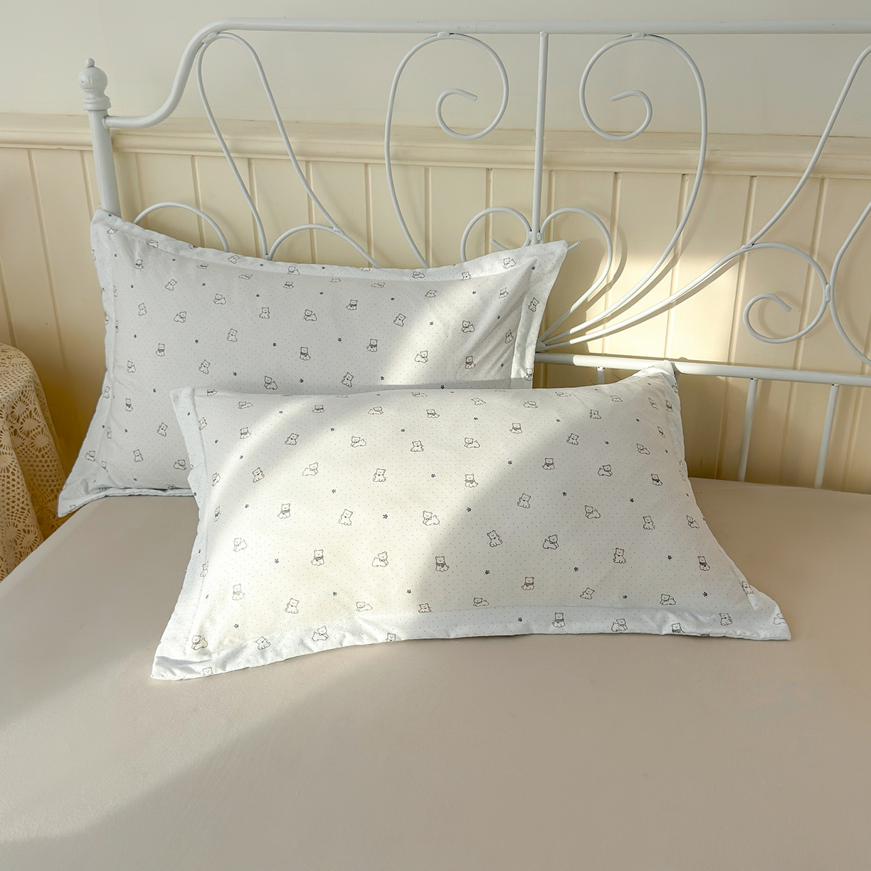 91家纺网 家纺一手货源 找家纺 景眠 2026春夏新款花边款大豆夏被夏凉被空调被 淘气小熊