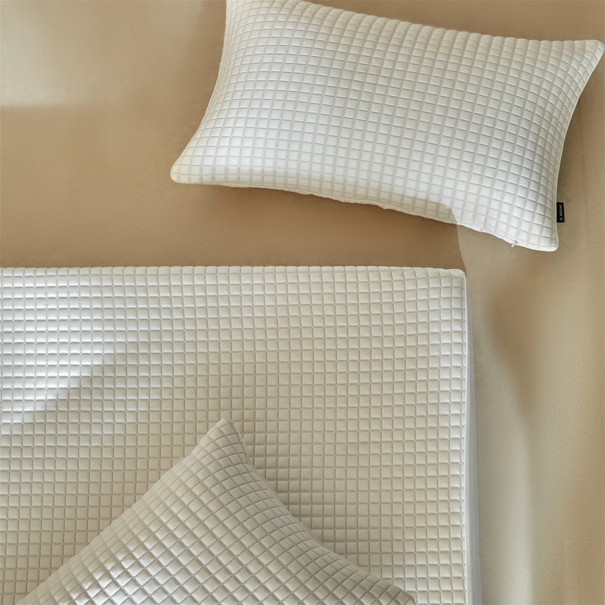 91家纺网 家纺一手货源 找家纺 【出口韩国】傲蕾AL BEDDING高分子冰丝软凉席床笠款冰丝席PE可机洗乙纶凉席久睡不升温韩国凉席