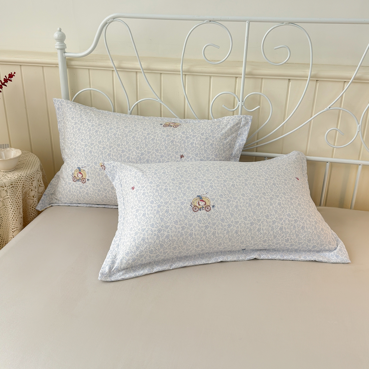 91家纺网 家纺一手货源 找家纺 景眠 2026春夏新款花边款大豆夏被夏凉被空调被 南瓜车