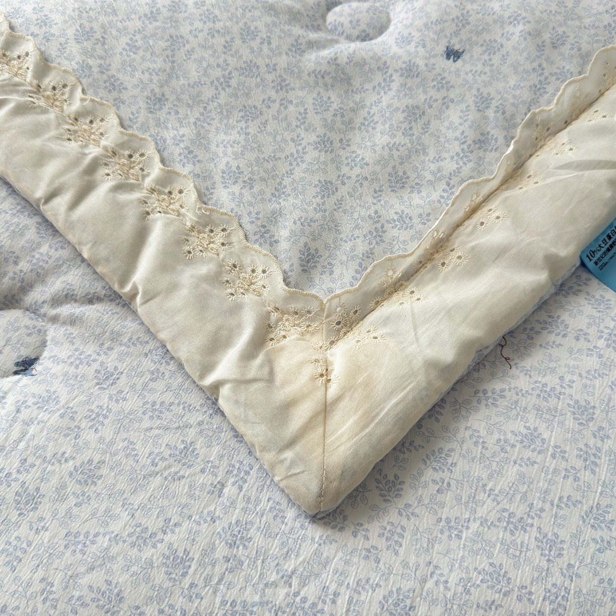 91家纺网 家纺一手货源 找家纺 景眠 2026春夏新款花边款大豆夏被夏凉被空调被 南瓜车