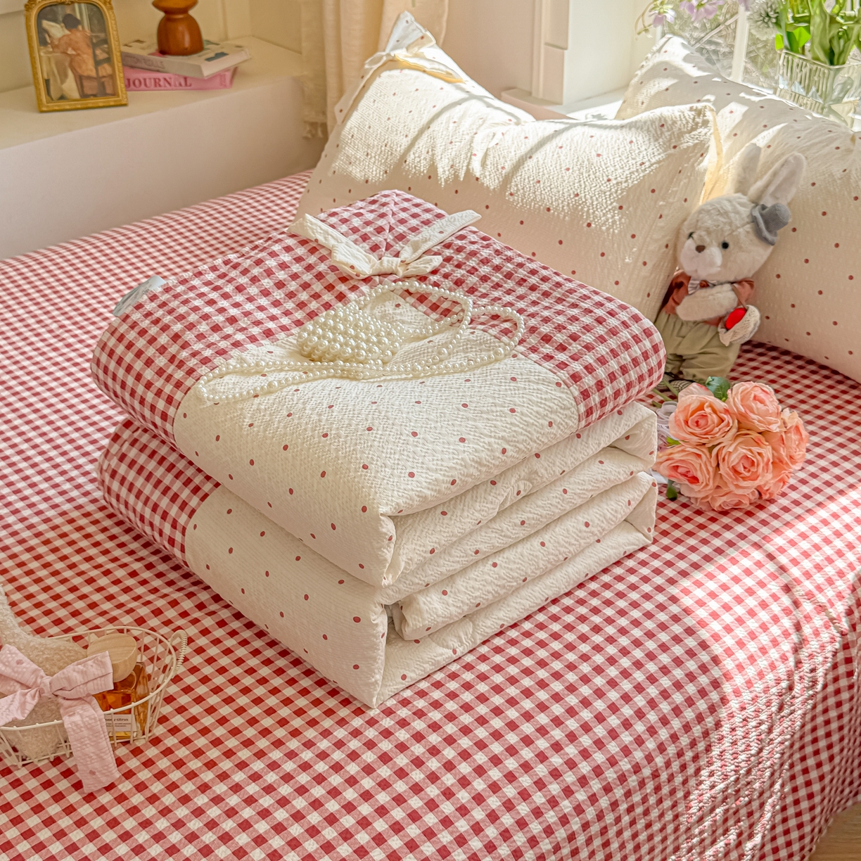 91家纺网 家纺一手货源 找家纺 （总）爱彼家纺 2026新款亲肤印花柔软睡眠床品四件套-冰丝系列