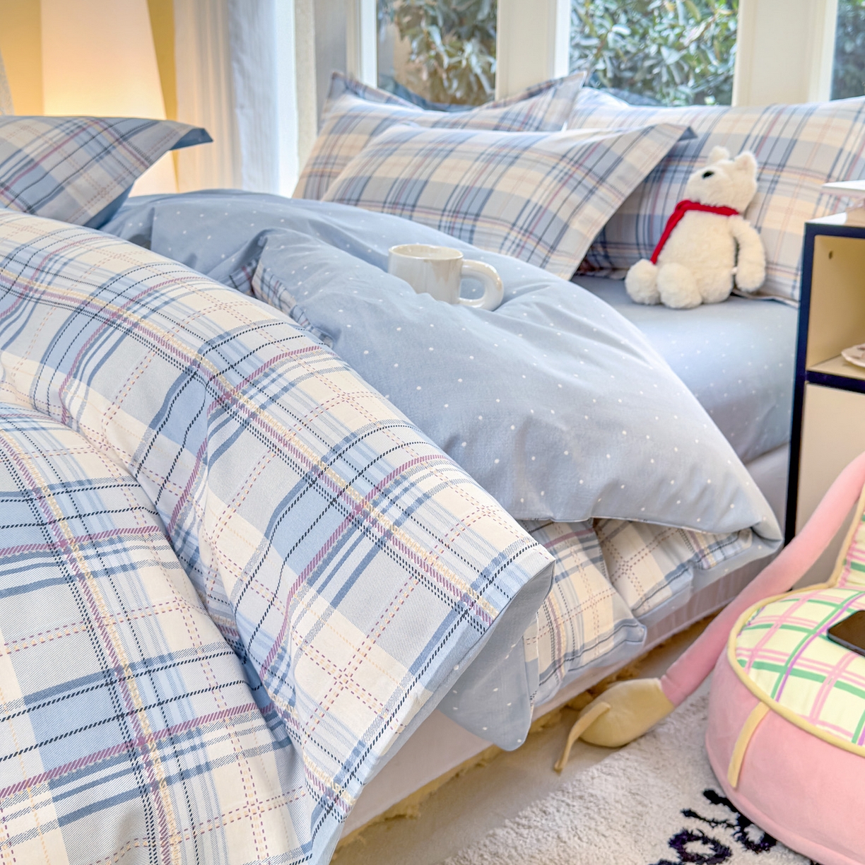 洺兰家居 2026新款全棉纯棉13070小清新印花四件套 艾丽娅