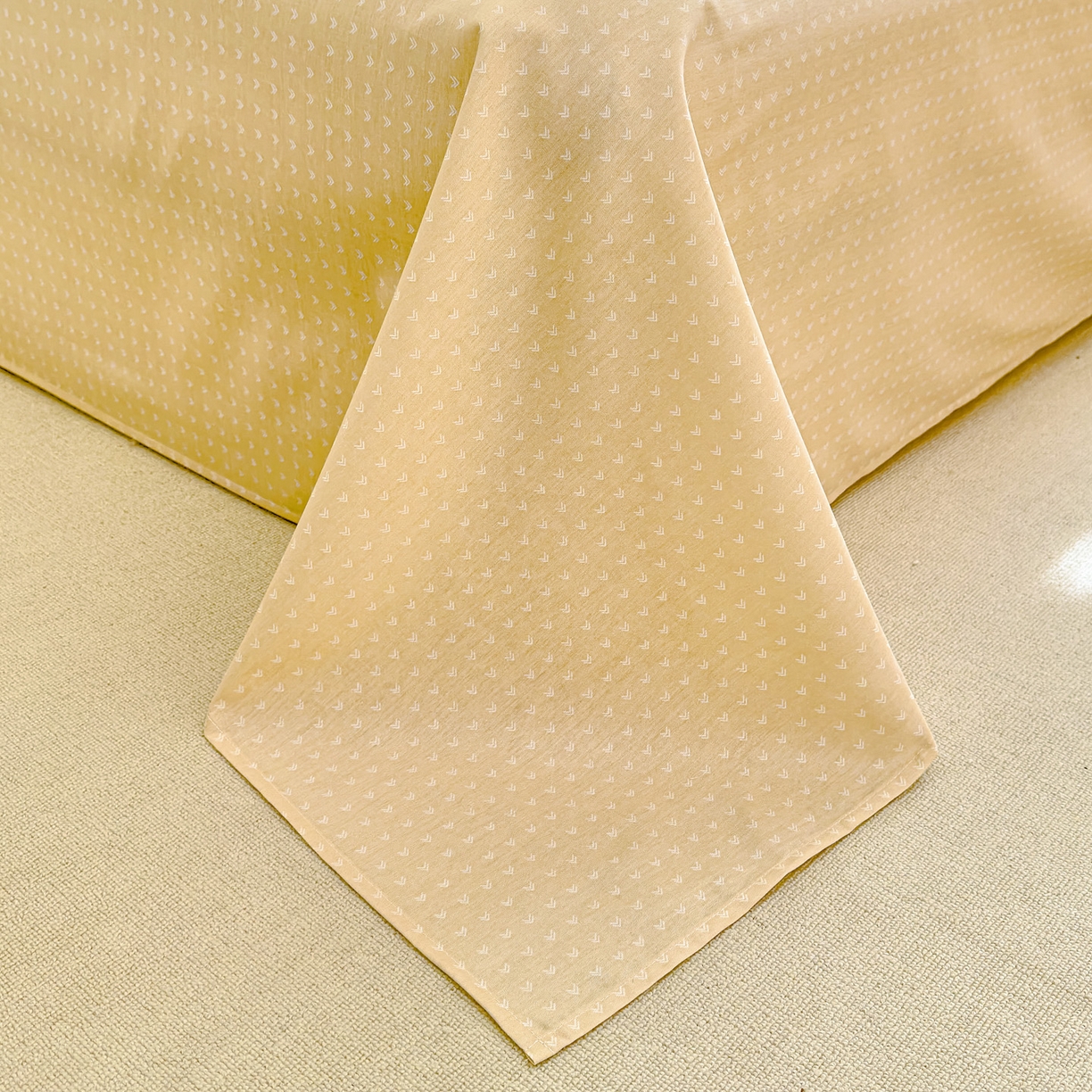 91家纺网 家纺一手货源 找家纺 洺兰家居 2026新款全棉纯棉13070小清新印花四件套 木马星梦