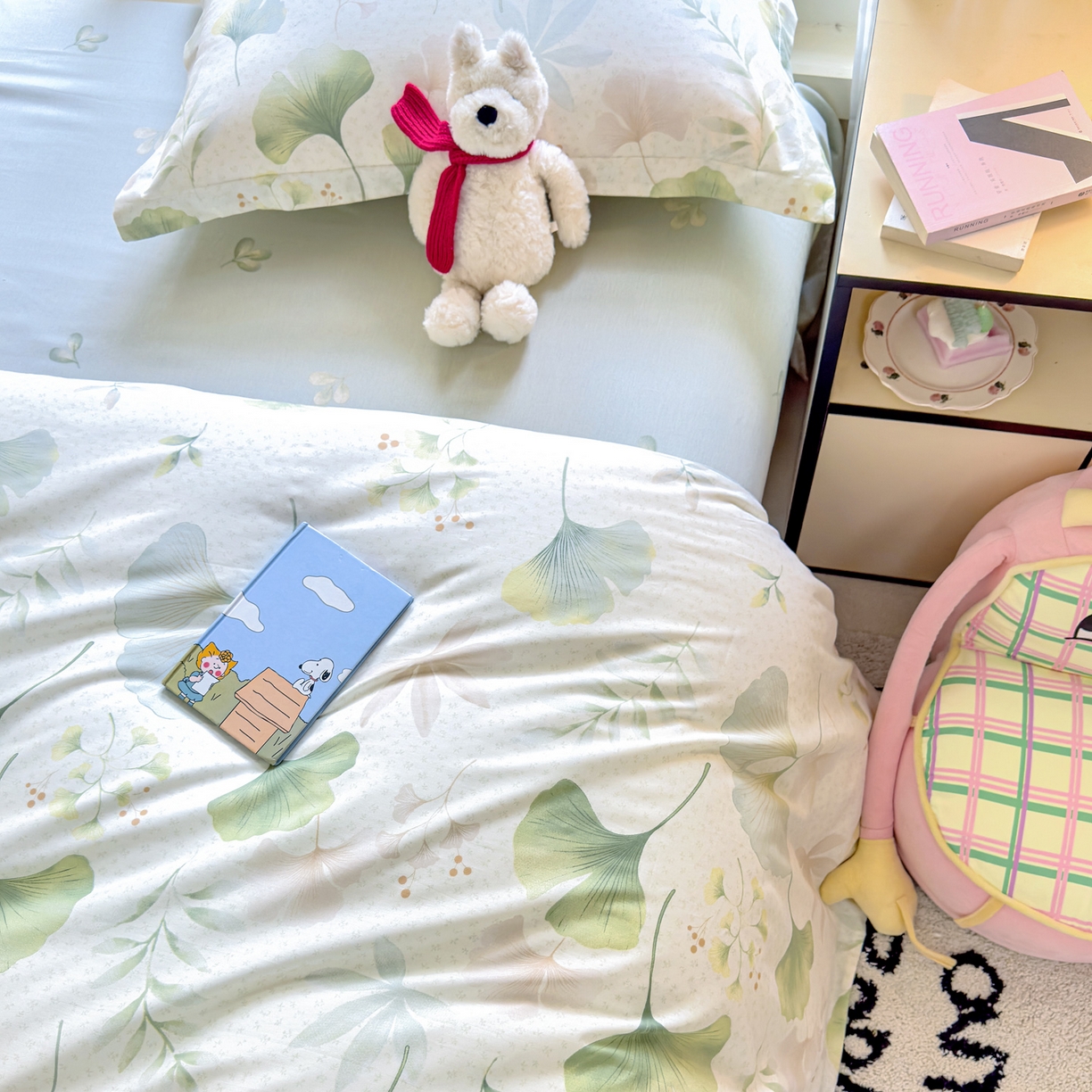 91家纺网 家纺一手货源 找家纺 洺兰家居 2026新款全棉纯棉13070小清新印花四件套 优雅生活