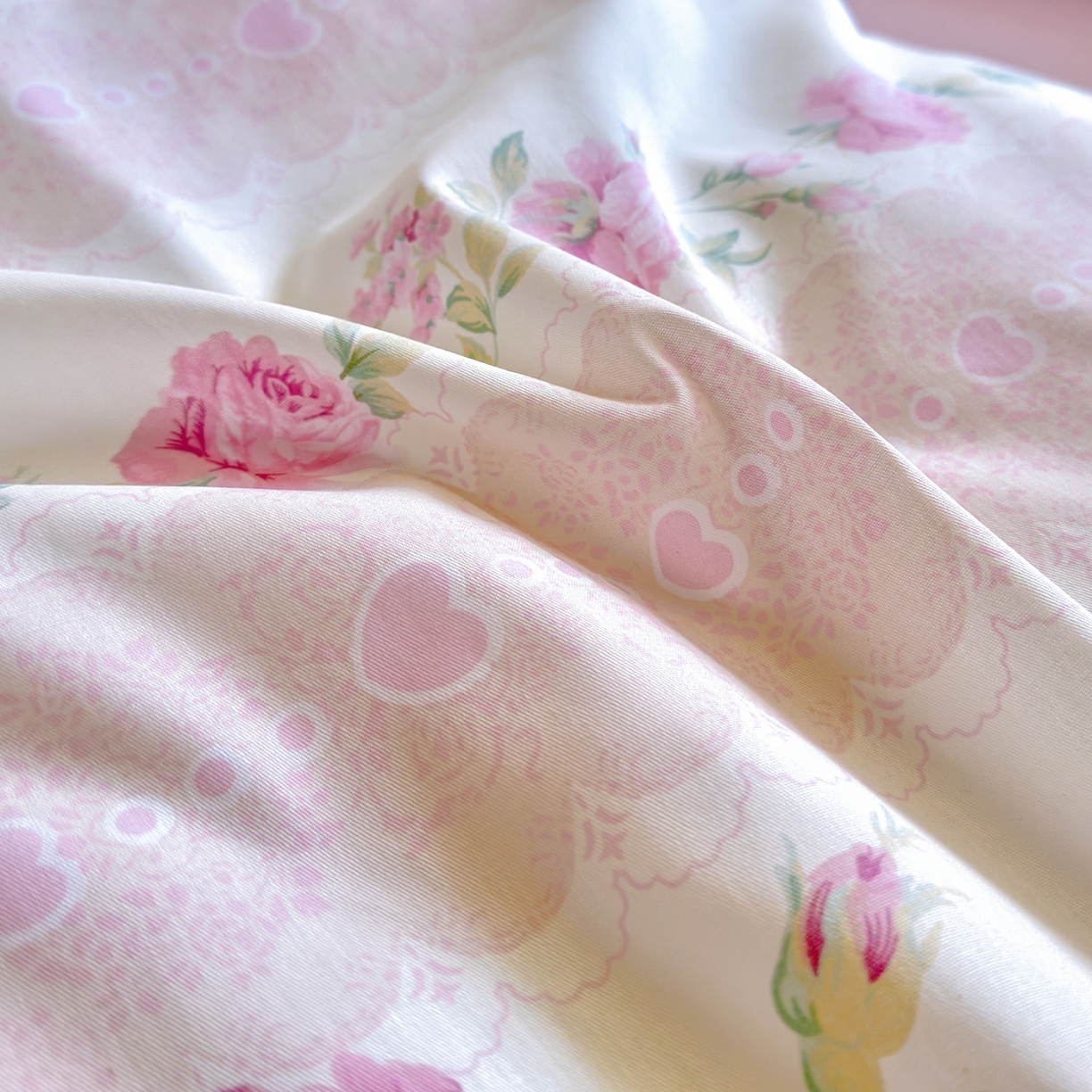 91家纺网 家纺一手货源 找家纺 洺兰家居 2026新款全棉纯棉13070小清新印花四件套 伊春园