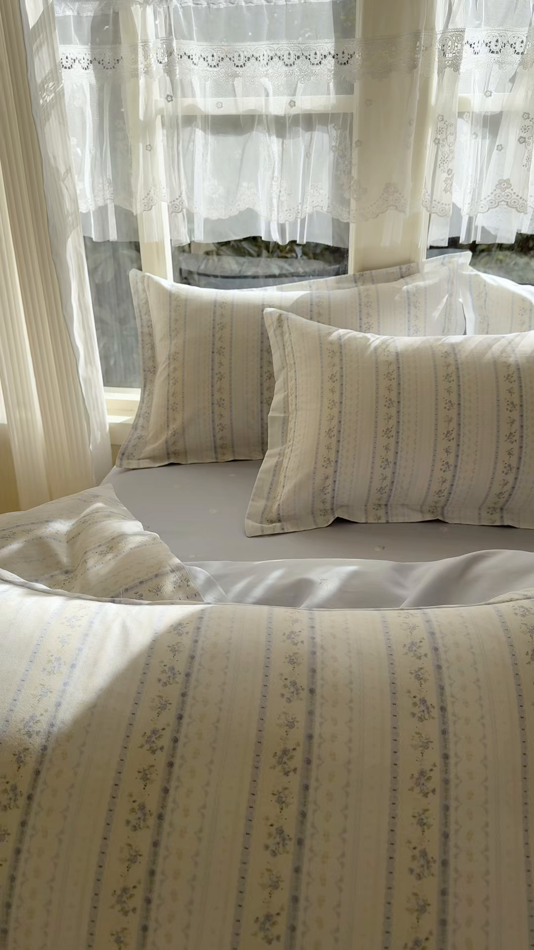 91家纺网 家纺一手货源 找家纺 洺兰家居 2026新款全棉纯棉13070小清新印花四件套 海岛假日