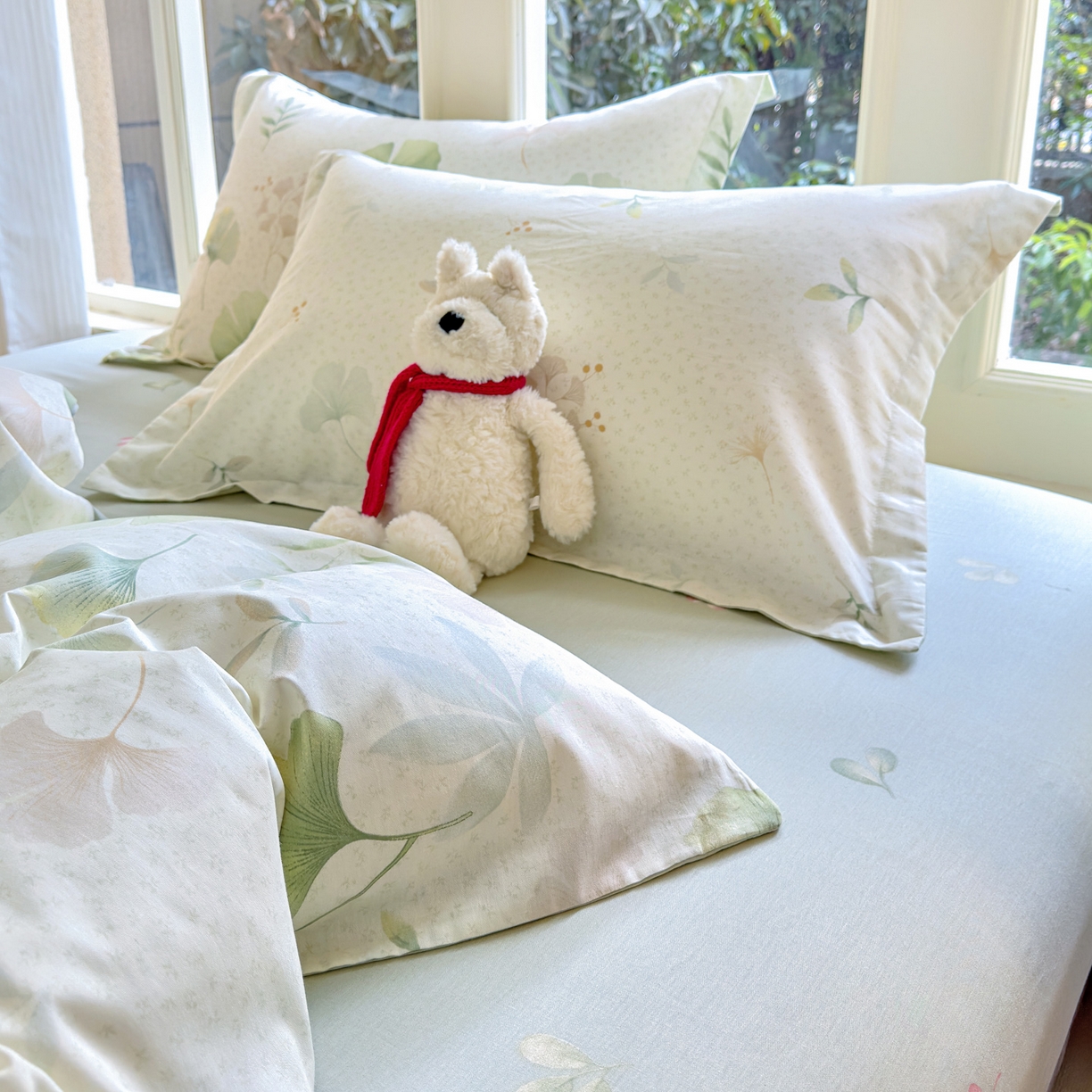 91家纺网 家纺一手货源 找家纺 洺兰家居 2026新款全棉纯棉13070小清新印花单被套被套单件 优雅生活