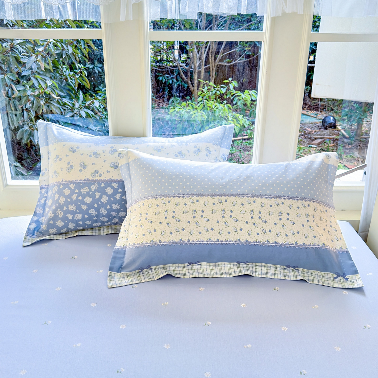 91家纺网 家纺一手货源 找家纺 洺兰家居 2026新款全棉纯棉13070小清新印花单被套被套单件 蓝调记忆