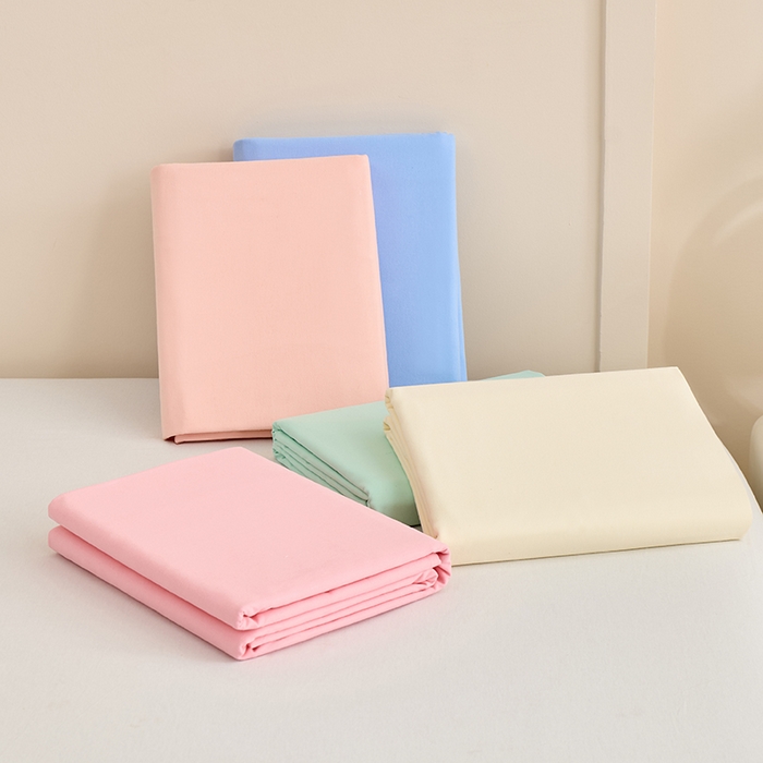 91家纺网 家纺一手货源 找家纺 居美良品 2026新款新疆长绒棉100%全棉纯色A类纯棉床单 叠拍组合图仅展示