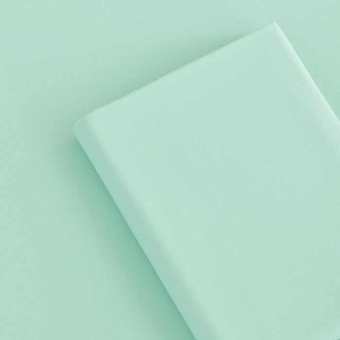 91家纺网 家纺一手货源 找家纺 居美良品 2026新款新疆长绒棉100%全棉纯色A类纯棉床单 抹茶绿