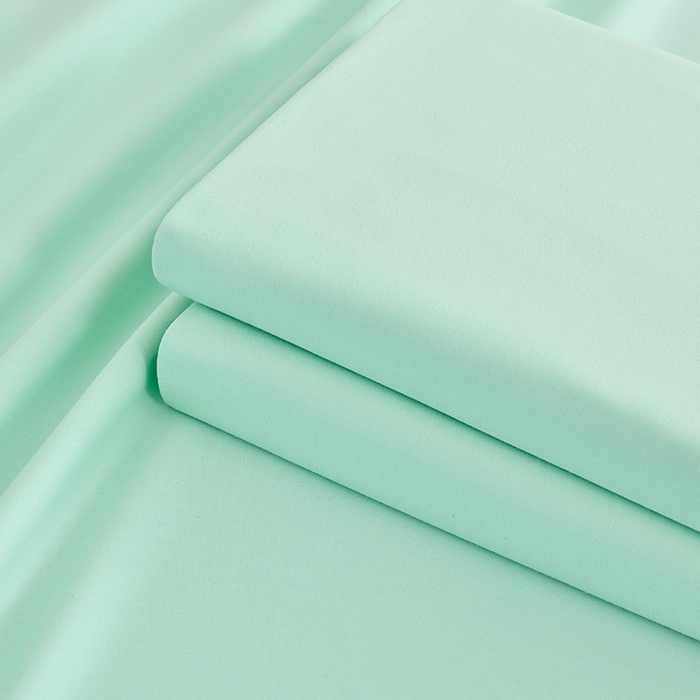 91家纺网 家纺一手货源 找家纺 居美良品 2026新款新疆长绒棉100%全棉纯色A类纯棉床单 抹茶绿