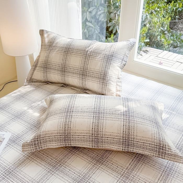 91家纺网 家纺一手货源 找家纺 （总）洺兰家居 2026新款全棉纯棉13070小清新印花单枕套枕套单件