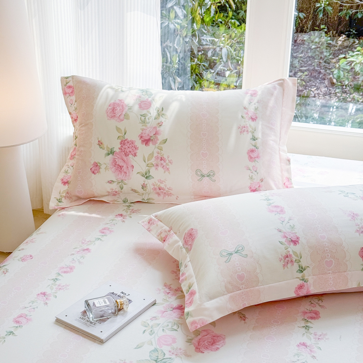 91家纺网 家纺一手货源 找家纺 洺兰家居 2026新款全棉纯棉13070小清新印花单床笠床笠单件 伊春园