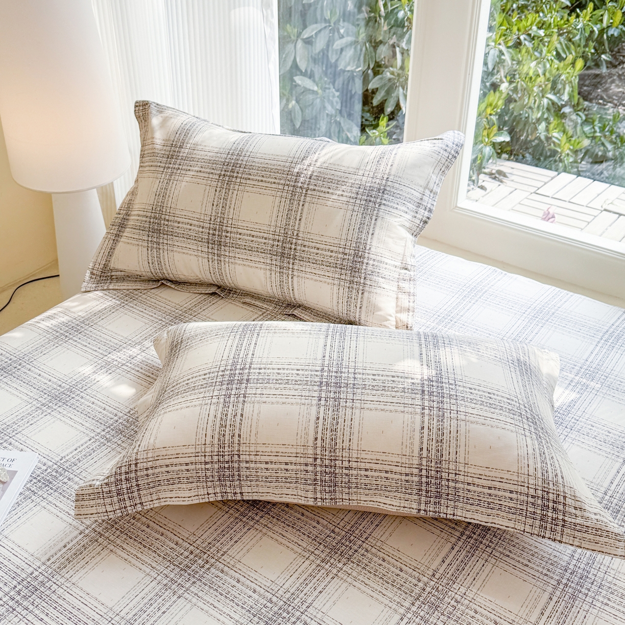 91家纺网 家纺一手货源 找家纺 洺兰家居 2026新款全棉纯棉13070小清新印花单床笠床笠单件 卡特