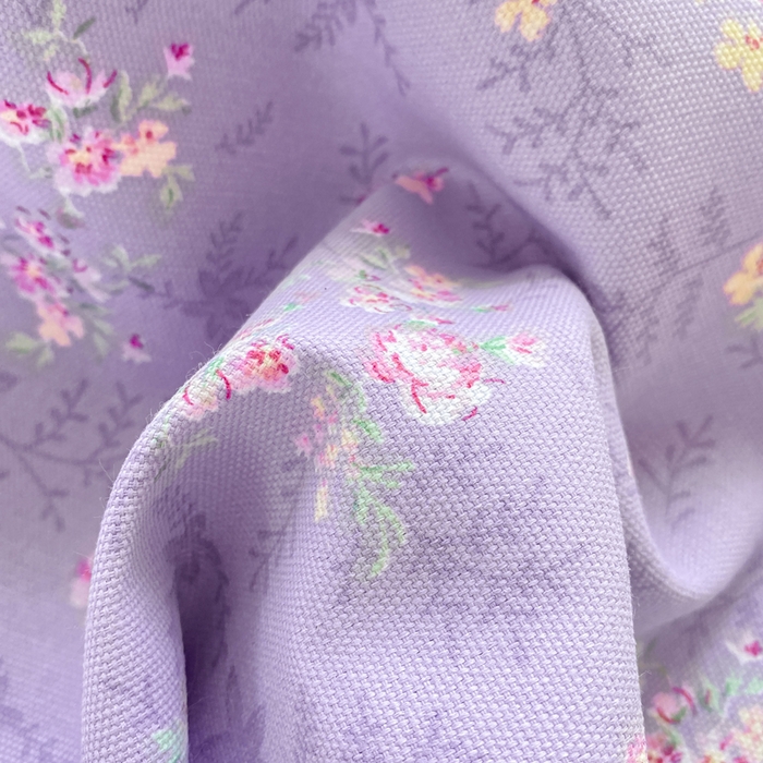 91家纺网 家纺一手货源 找家纺 晓时候 20226新款细纱原棉老粗布床单印花床单单件凉席三件套 紫韵