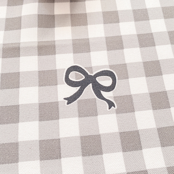 91家纺网 家纺一手货源 找家纺 晓时候 20226新款细纱原棉老粗布床单印花床单单件凉席三件套 蝴蝶结-灰