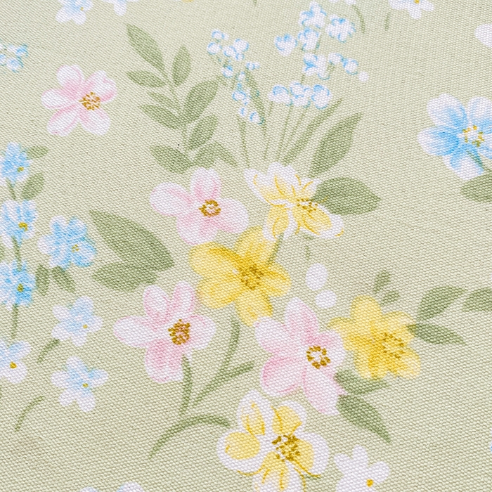 91家纺网 家纺一手货源 找家纺 晓时候 20226新款细纱原棉老粗布床单印花床单单件凉席三件套 徐徐花开