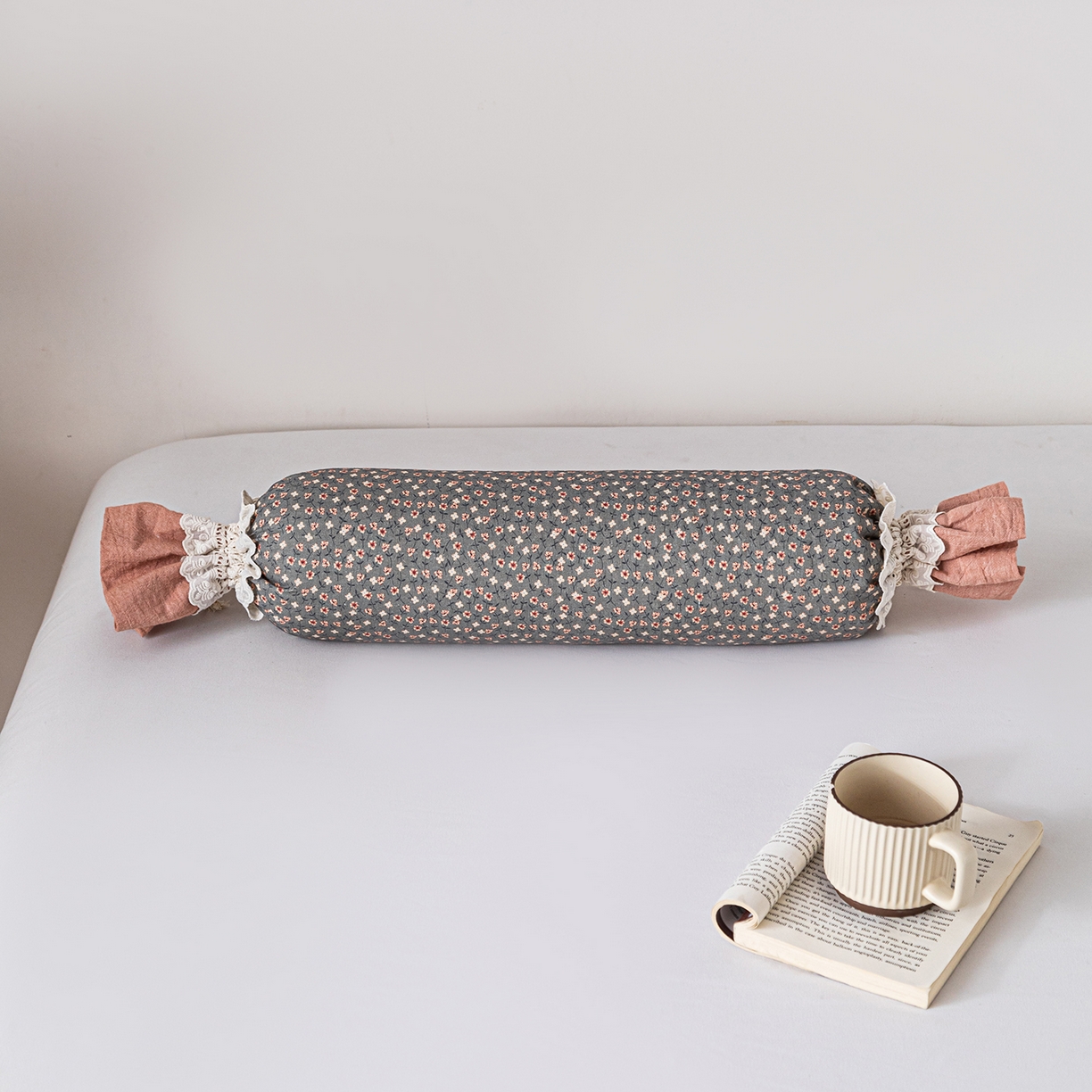 91家纺网 家纺一手货源 找家纺 （总）卓昌枕芯 2026新款全棉双层纱小清新碎花糖果枕颈椎枕安抚枕枕芯枕头