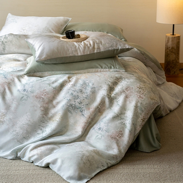 91家纺网 家纺一手货源 找家纺 （总） 帛美家纺 2026新款100支长绒棉绣花四件套-索菲亚