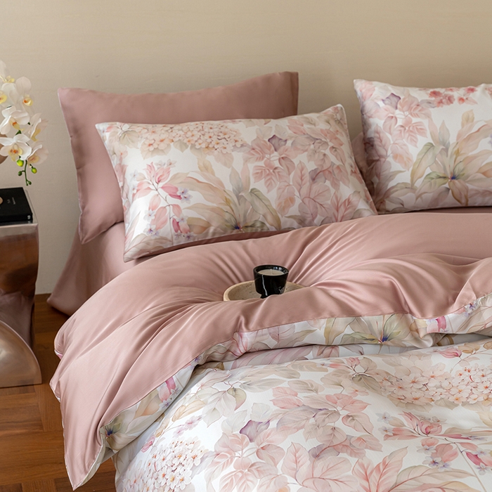 91家纺网 家纺一手货源 找家纺 帛美家纺 2026新款60s奥地利兰精天丝四件套 伊娜