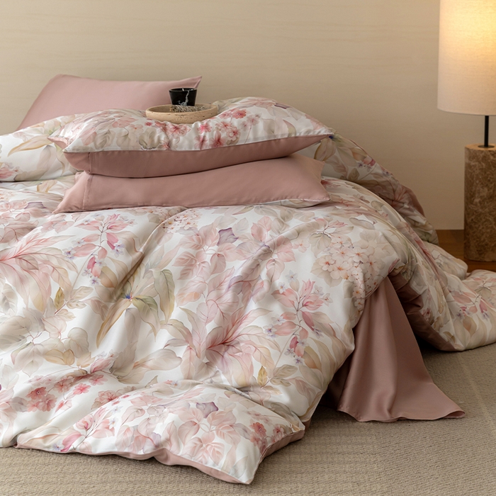 帛美家纺 2026新款60s奥地利兰精天丝四件套 伊娜