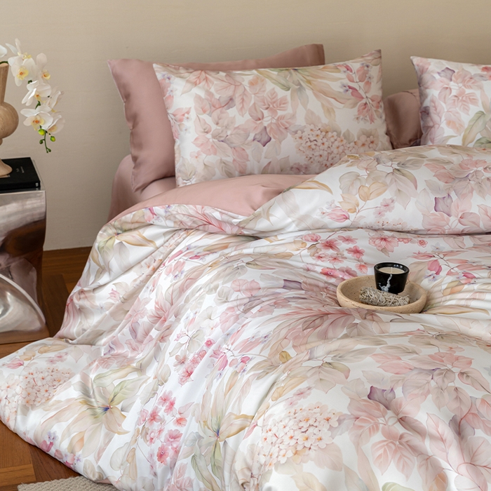 91家纺网 家纺一手货源 找家纺 帛美家纺 2026新款60s奥地利兰精天丝四件套 伊娜