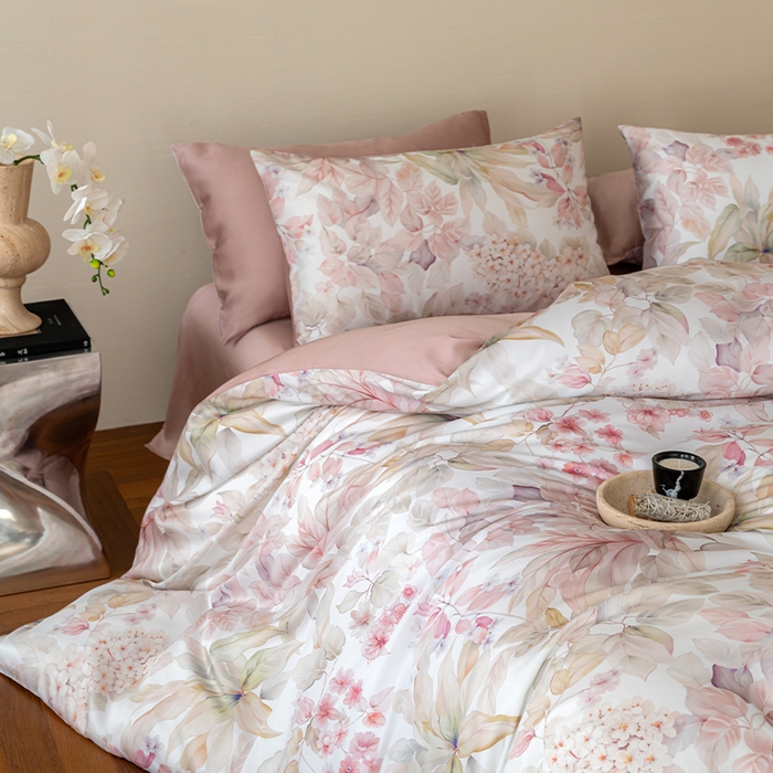 91家纺网 家纺一手货源 找家纺 帛美家纺 2026新款60s奥地利兰精天丝四件套 伊娜