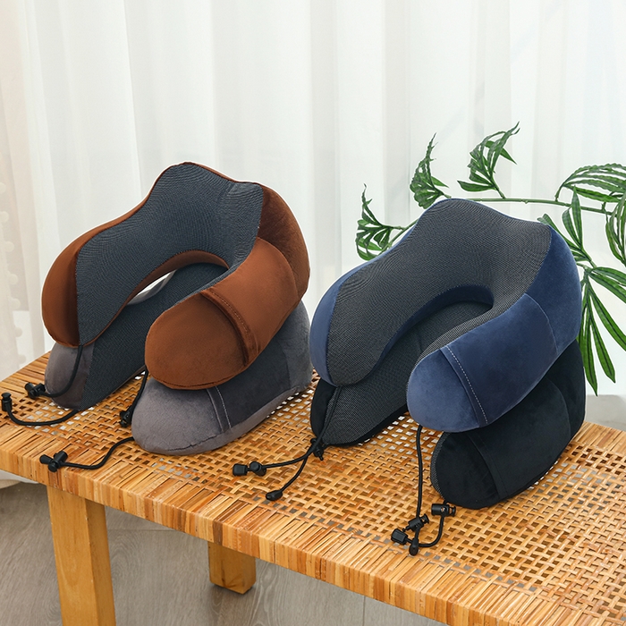 91家纺网 家纺一手货源 找家纺 天之悦家纺 2026新款双峰U型枕记忆棉开拆洗驼峰u型枕护颈枕 组合图仅做展示不可下单