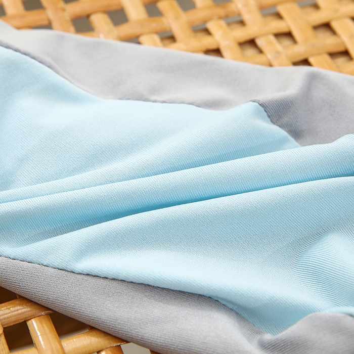 91家纺网 家纺一手货源 找家纺 天之悦家纺 2026新款双峰U型枕记忆棉开拆洗驼峰u型枕护颈枕 牛奶丝灰蓝色可拆洗