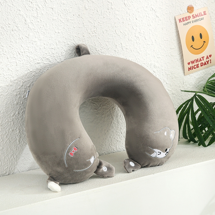 91家纺网 家纺一手货源 找家纺 （总）天之悦家纺 2026新款卡通U型枕记忆棉可拆洗护颈枕趴趴枕