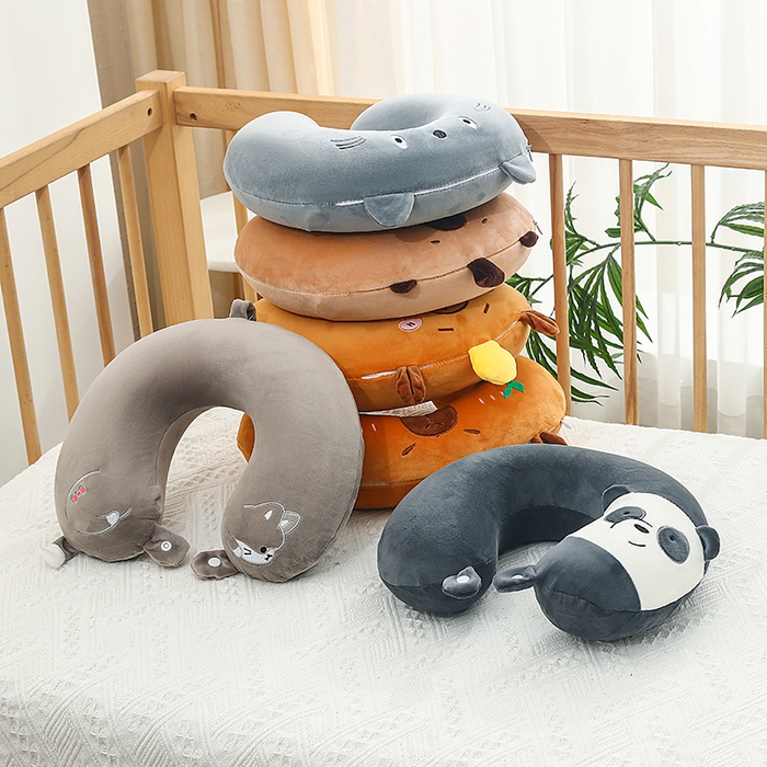 91家纺网 家纺一手货源 找家纺 （总）天之悦家纺 2026新款卡通U型枕记忆棉可拆洗护颈枕趴趴枕