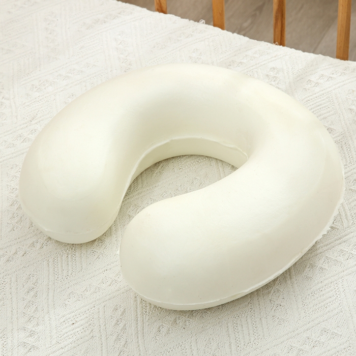 91家纺网 家纺一手货源 找家纺 天之悦家纺 2026新款卡通U型枕记忆棉可拆洗护颈枕趴趴枕 苹果粉 记忆棉可拆洗