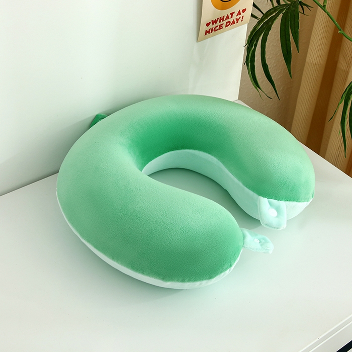 91家纺网 家纺一手货源 找家纺 天之悦家纺 2026卡通U型枕带眼罩记忆棉可拆洗u型护颈枕趴趴枕 恐龙U型枕+眼罩