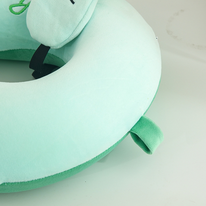 91家纺网 家纺一手货源 找家纺 天之悦家纺 2026卡通U型枕带眼罩记忆棉可拆洗u型护颈枕趴趴枕 恐龙U型枕+眼罩