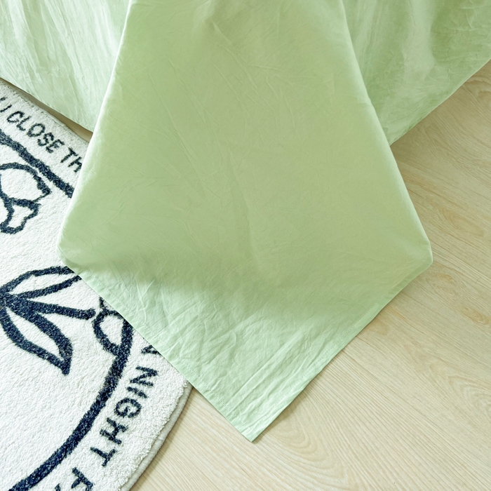 91家纺网 家纺一手货源 找家纺 （总）爱彼家纺 2026新款夏季新款纯色磨毛亲肤柔软单床单床单三件套