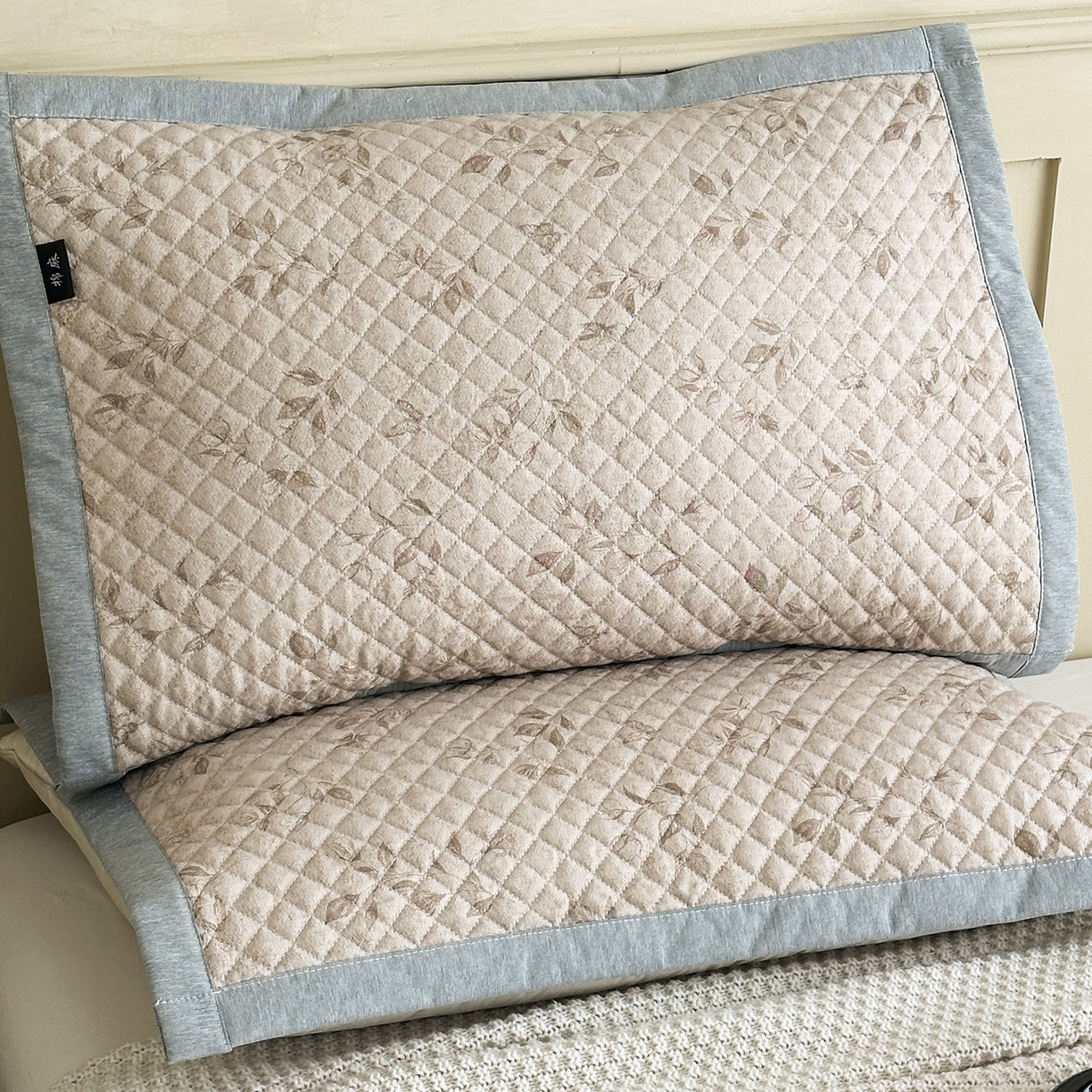 91家纺网 家纺一手货源 找家纺 （总）凌云家纺 2026新款复古棉麻老粗布夹棉枕巾