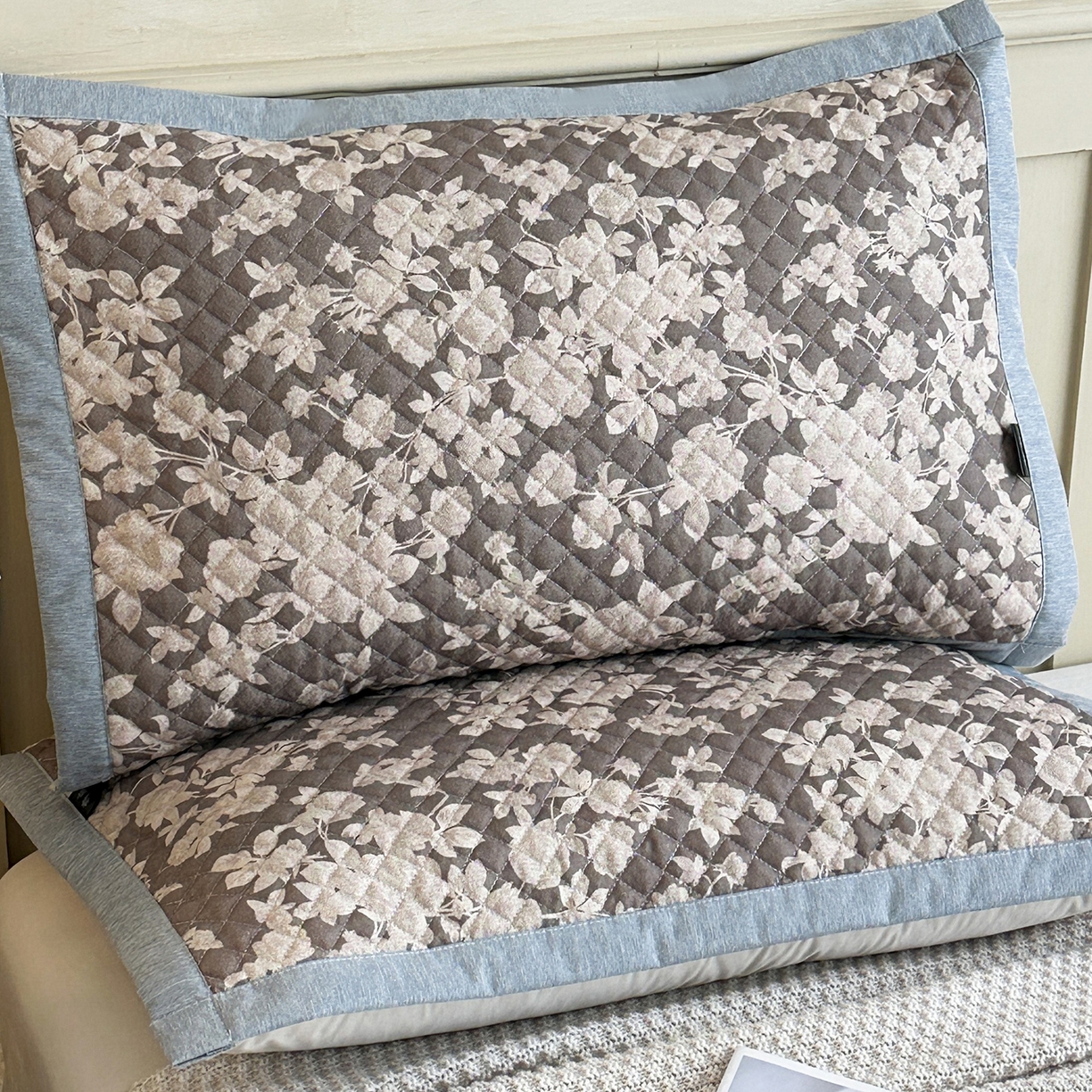 91家纺网 家纺一手货源 找家纺 （总）凌云家纺 2026新款复古棉麻老粗布夹棉枕巾