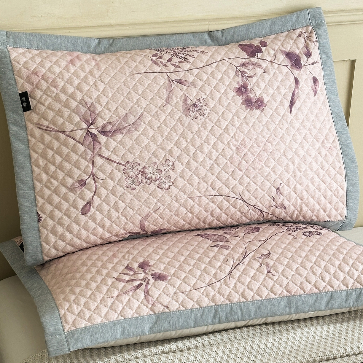 91家纺网 家纺一手货源 找家纺 （总）凌云家纺 2026新款复古棉麻老粗布夹棉枕巾