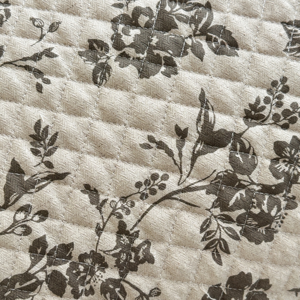 91家纺网 家纺一手货源 找家纺 凌云家纺 2026新款复古棉麻老粗布夹棉枕巾 暗香