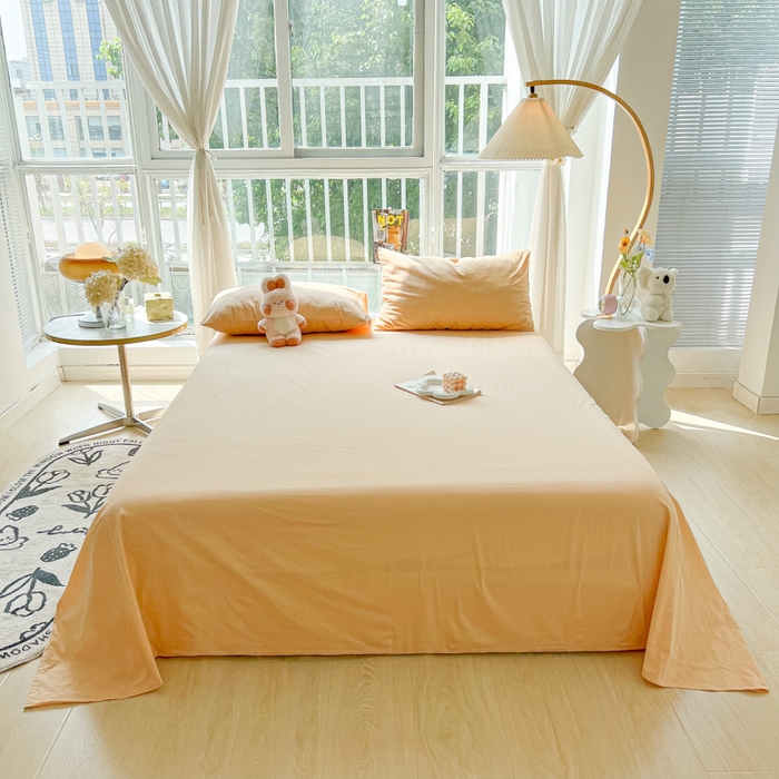 91家纺网 家纺一手货源 找家纺 （总）爱彼家纺 2026新款夏季新款纯色磨毛亲肤柔软单床单床单三件套