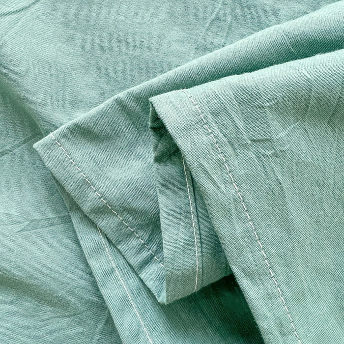 91家纺网 家纺一手货源 找家纺 爱彼家纺 2026新款夏季新款纯色磨毛亲肤柔软单床单床单三件套 纯色-豆绿