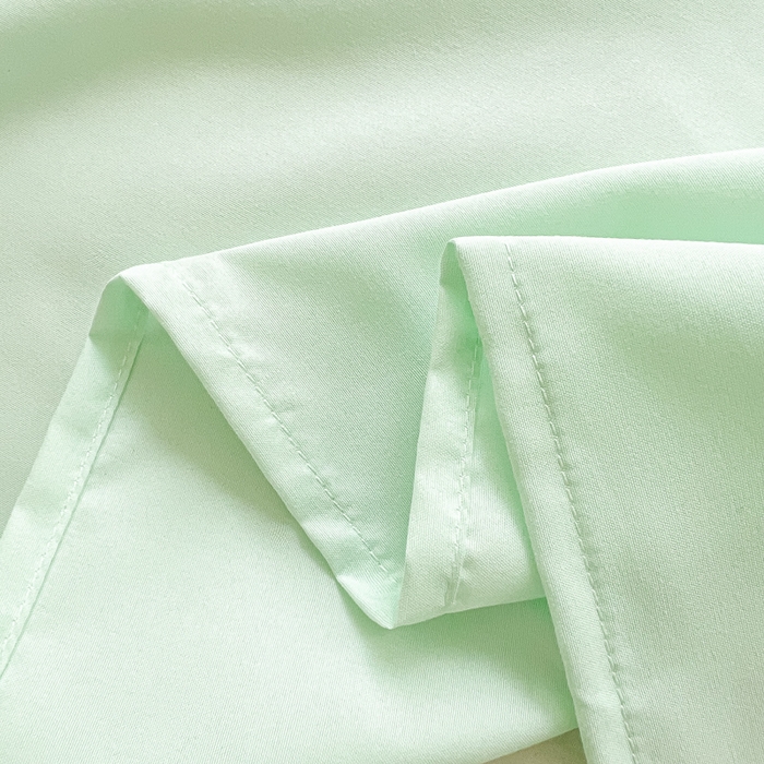 91家纺网 家纺一手货源 找家纺 爱彼家纺 2026新款夏季新款纯色磨毛亲肤柔软单床单床单三件套 纯色-水绿