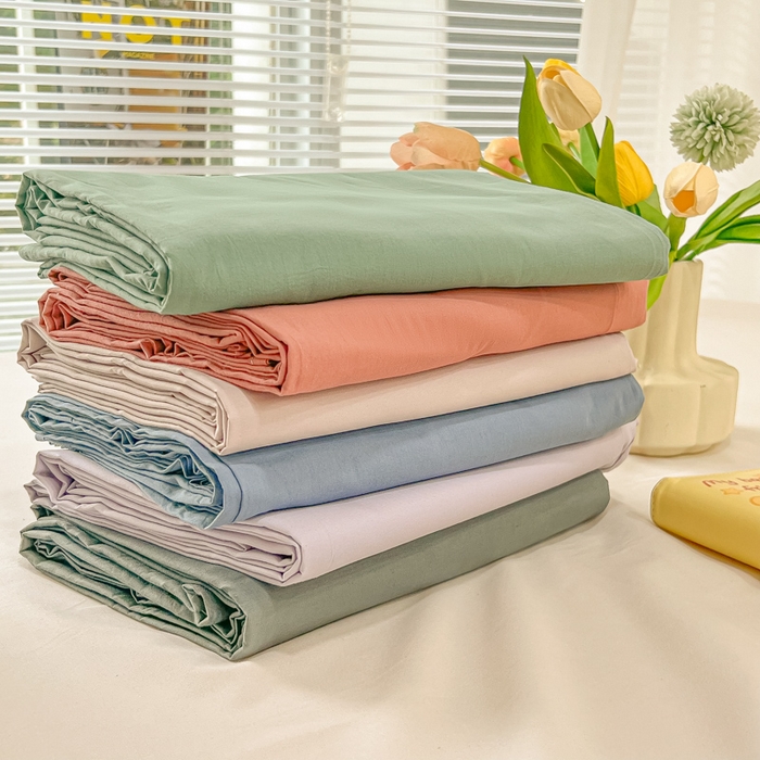 91家纺网 家纺一手货源 找家纺 爱彼家纺 2026新款夏季新款纯色磨毛亲肤柔软单床单床单三件套 组合图仅供参考不可下单