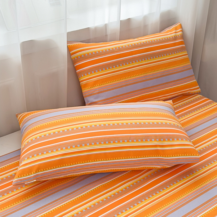 91家纺网 家纺一手货源 找家纺 （总）爱彼家纺 2026夏季新款亲肤原棉老粗布透气印花床单单件热门热门床单款新升级-细沙老粗布