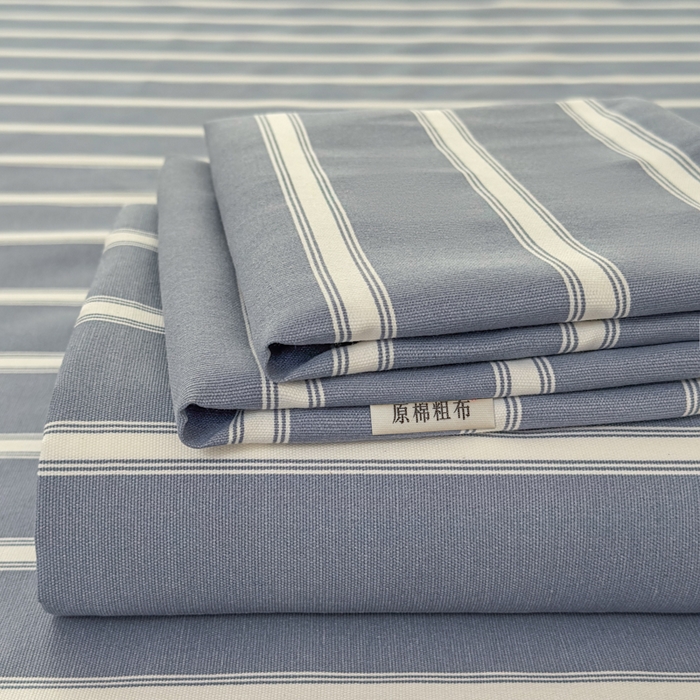 91家纺网 家纺一手货源 找家纺 （总）爱彼家纺 2026夏季新款亲肤原棉老粗布透气印花床单单件热门热门床单款新升级-细沙老粗布