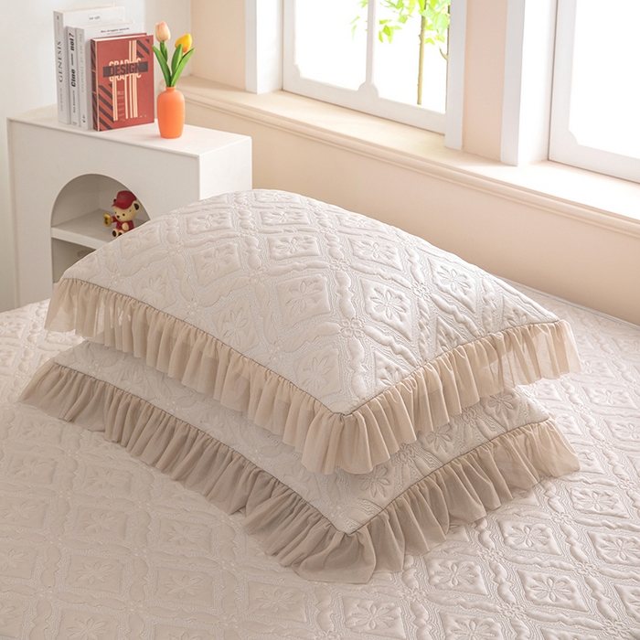 91家纺网 家纺一手货源 找家纺 木兰花 2026新款凉豆豆款PE高分子复合凉感席床盖款凉席三件套-可配同色系夏被(控价228) 清凉夏日-咖啡